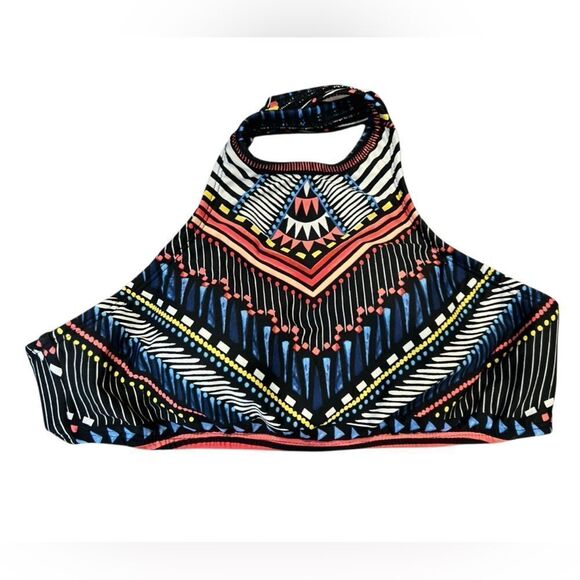 Bar III Two Piece Bikini Swimsuit Set abstract boho Size top XS bottoms S - Picture 6 of 16